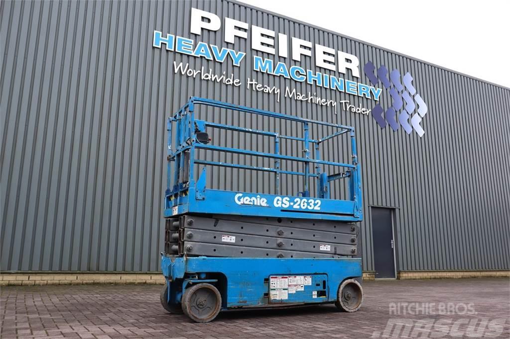 Genie GS2632 Electric, Working Height 10m, 227kg Capacit Sakselifter