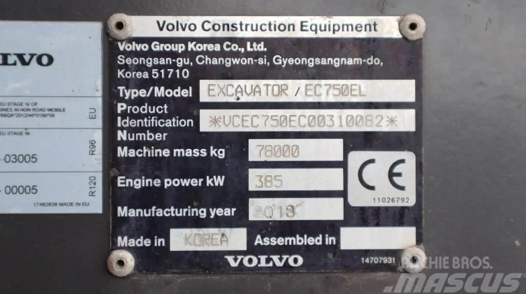 Volvo EC 750 EL | BUCKET | GOOD CONDITION Hjulgravere