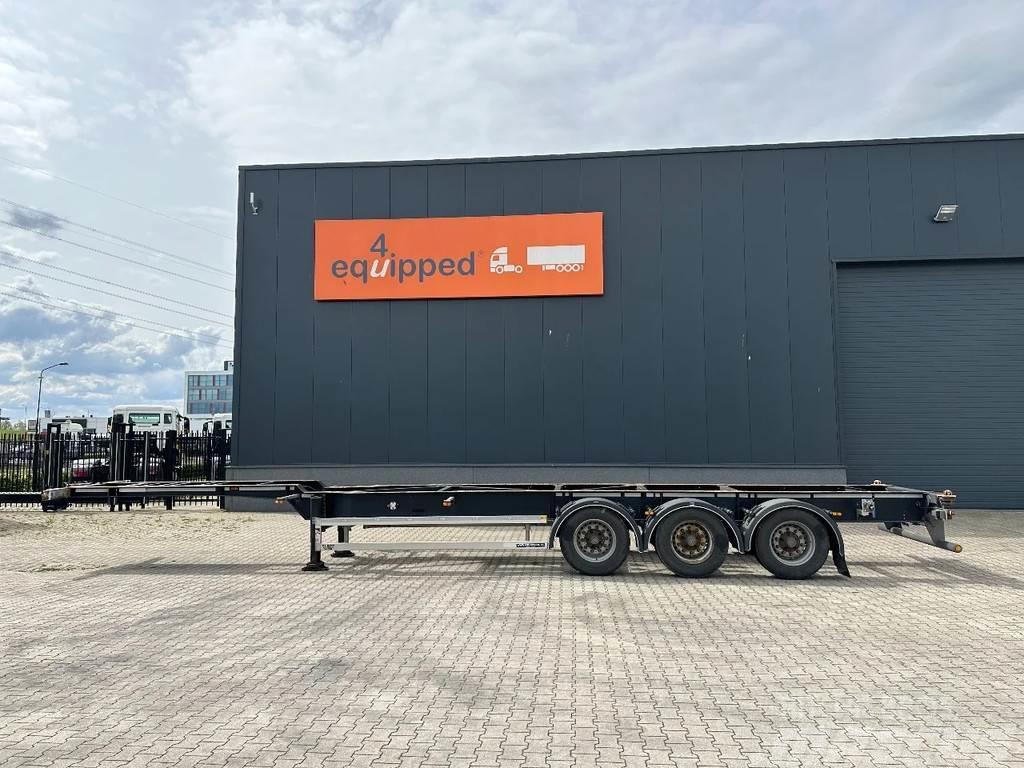 LAG 40FT/45FT HC, BPW+drum, empty weight: 4.120kg, NL- Containerchassis Semitrailere