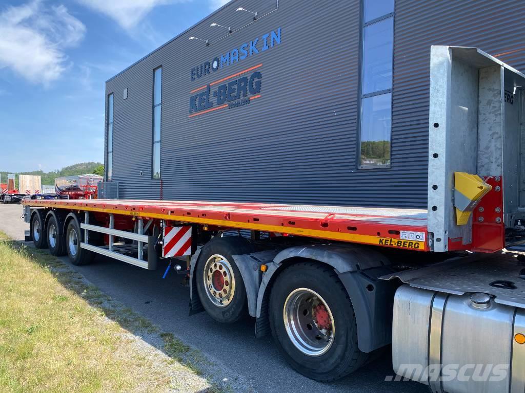 MAX Trailer 210AA Dobbelt uttrekk til 29 meter lastelengde Flatbed/Dropside trailers