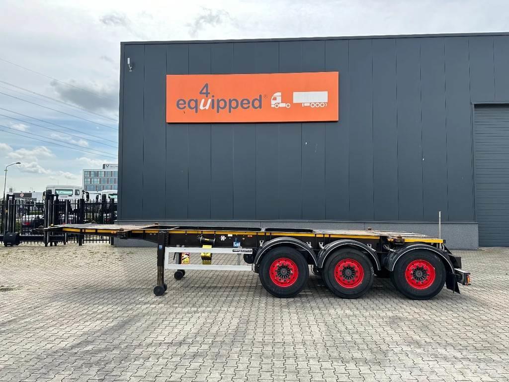 Burg 20FT ADR-Chassis, empty weight: 3.690kg, SAF INTRA Containerchassis Semitrailere