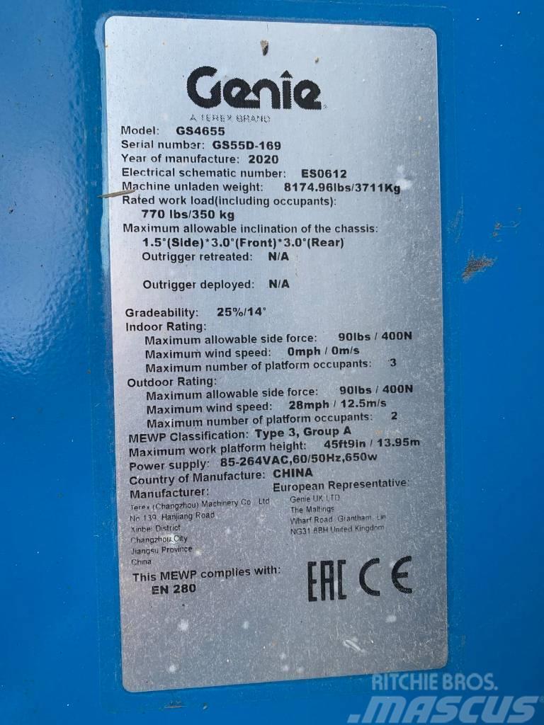 Genie GS 4655, NEW, 16m, electric scissor lift Sakselifter