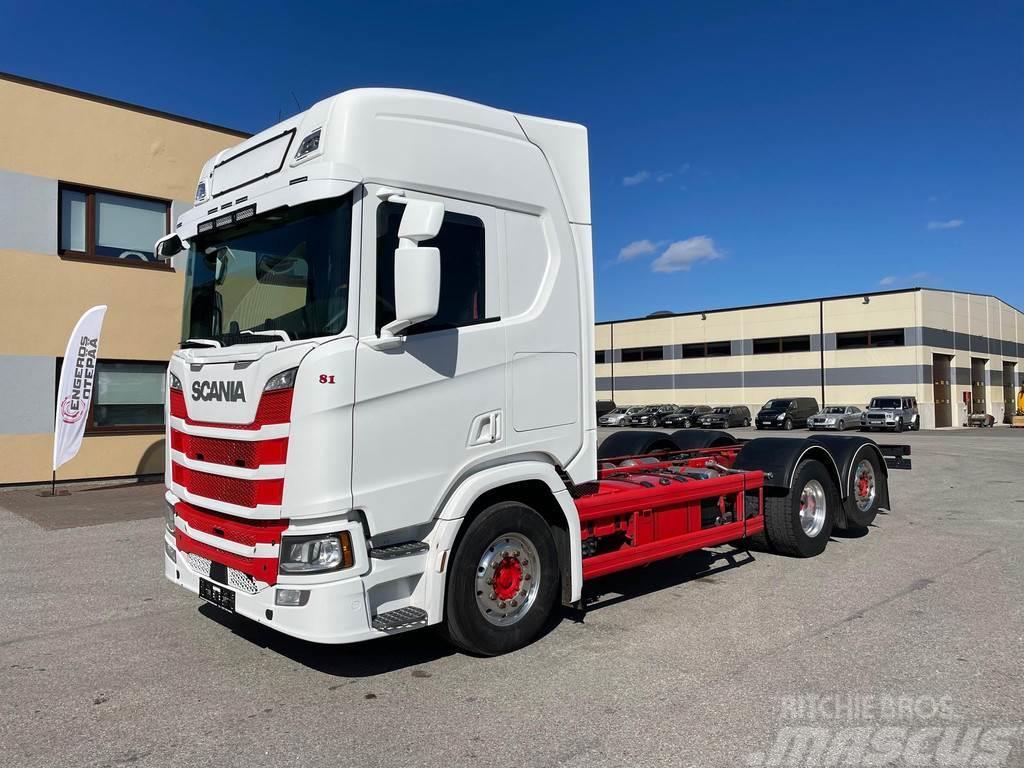Scania R500 6x2 EURO6 + RETARDER + PTO + 9,5T FRONT AXLE Chassis