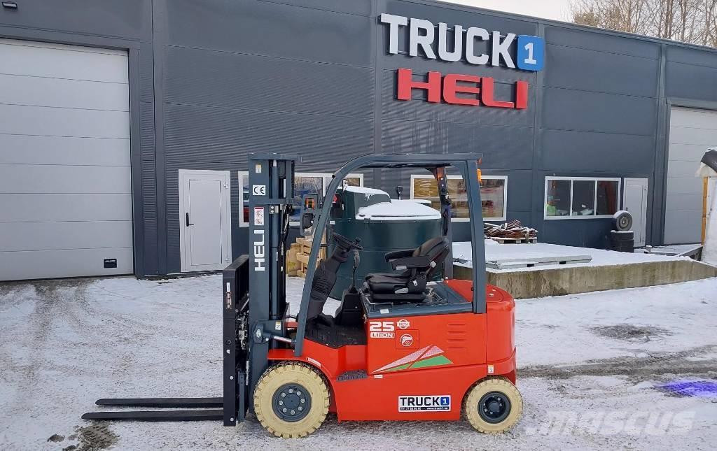 Heli 2,5 tonns Lithium el. truck - 4,7 m LH (PÅ LAGER) Elektriske trucker