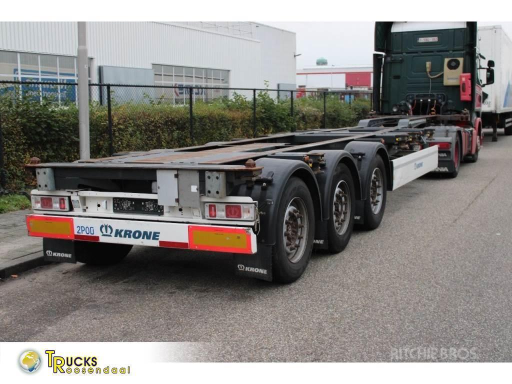 Krone 3x bpw + 20/30/40/45ft/HC + BE apk 17-01-2024 Containerchassis Semitrailere