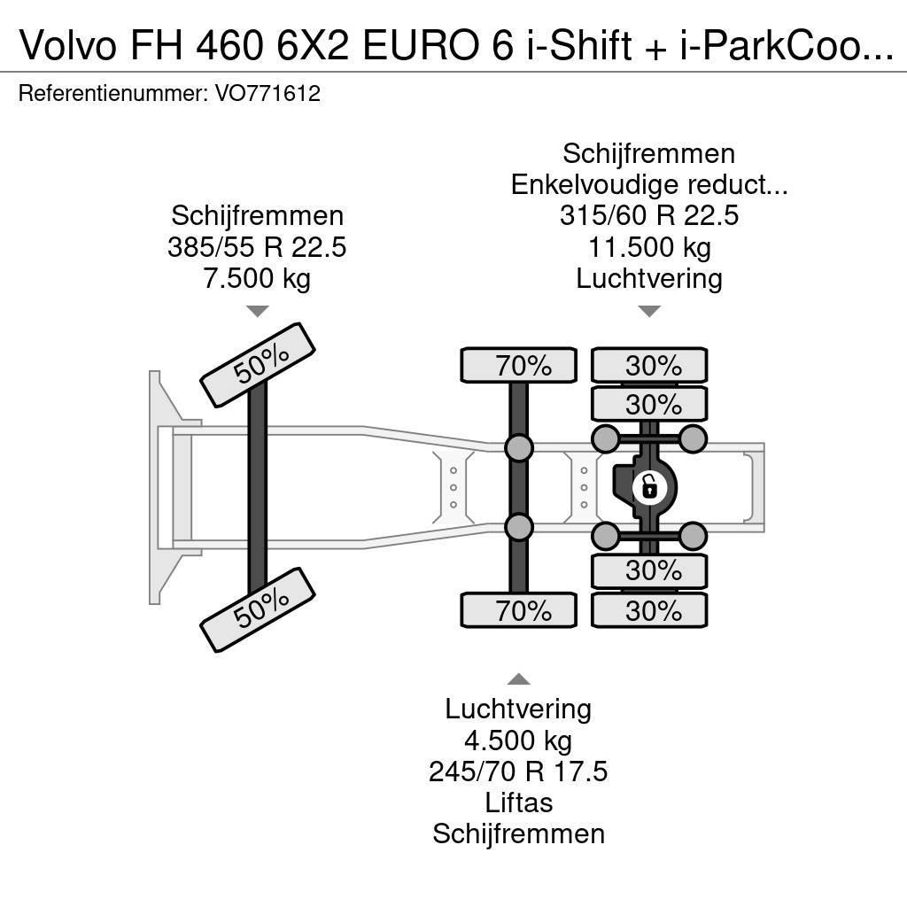 Volvo FH 460 6X2 EURO 6 i-Shift + i-ParkCool + TIPPER HY Trekkvogner
