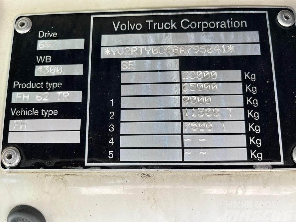 Volvo FH 460 6x2 9 TON FRONT AXLE / PTO / CHASSIS L=6300 Chassis