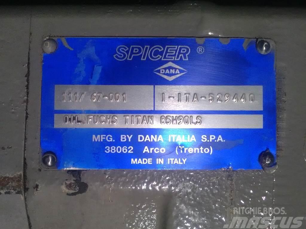 Spicer Dana 111/67-001 - Atlas 75 S - Axle Aksler