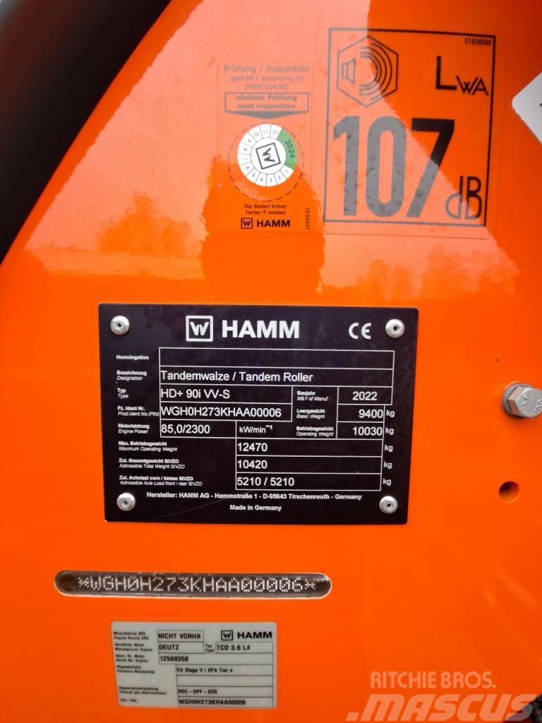 Hamm HD+ 90i VV-S Tandem Valser