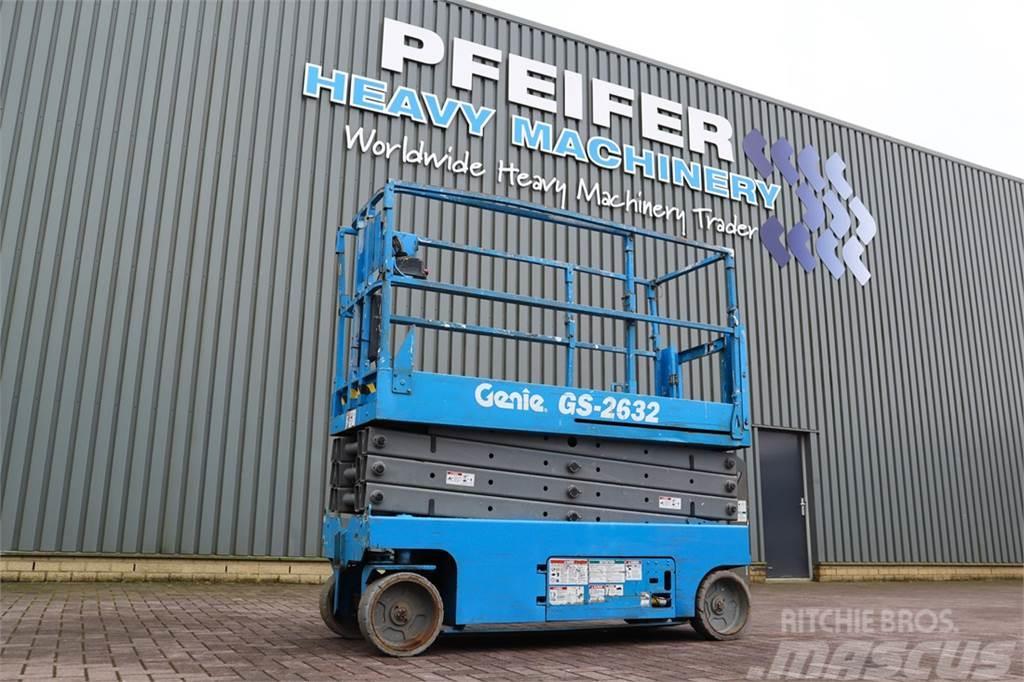 Genie GS2632 Electric, Working Height 10m, 227kg Capacit Sakselifter