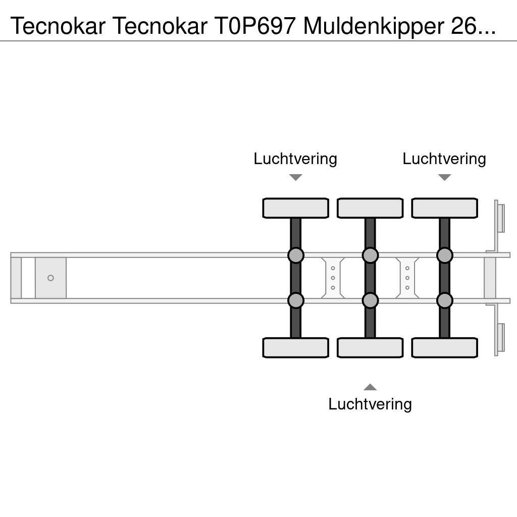  Tecnokar T0P697 Muldenkipper 26cbm Tippsemi