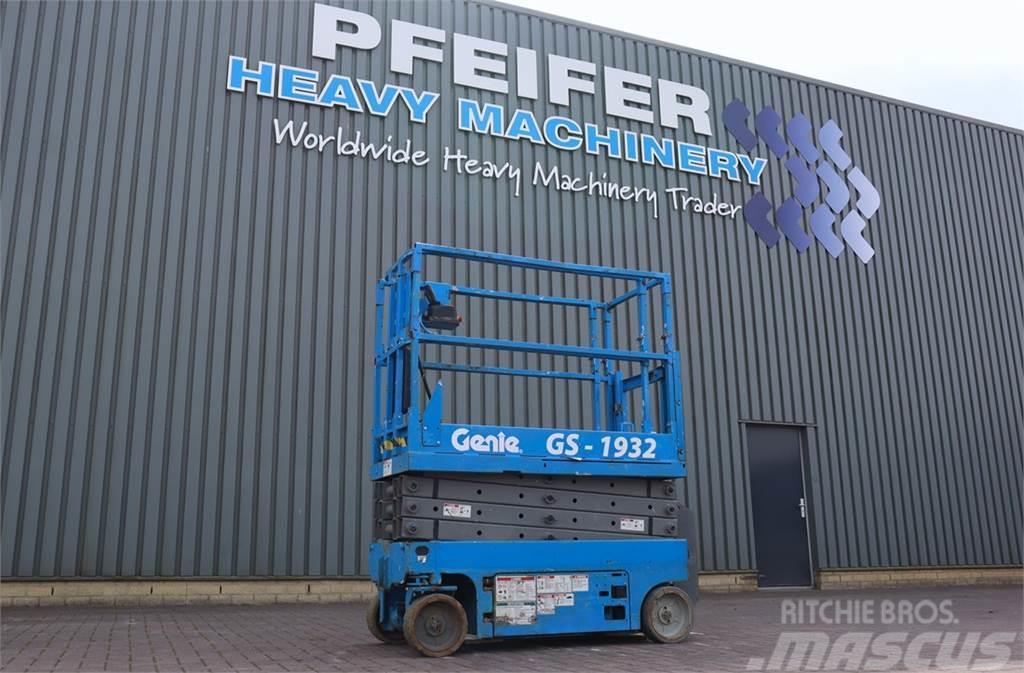 Genie GS1932 Electric, Working Height 7.8 m, 227kg Capac Sakselifter
