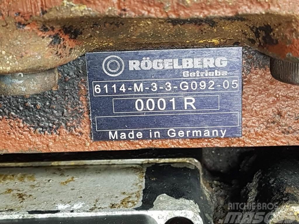  Rögelberg 6114-M-3-3-G092-Transmission/Getriebe/Tr Girkasse