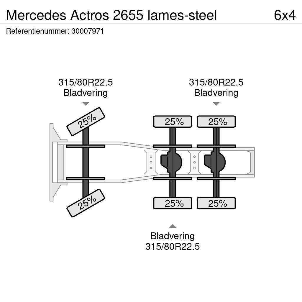 Mercedes-Benz Actros 2655 lames-steel Trekkvogner