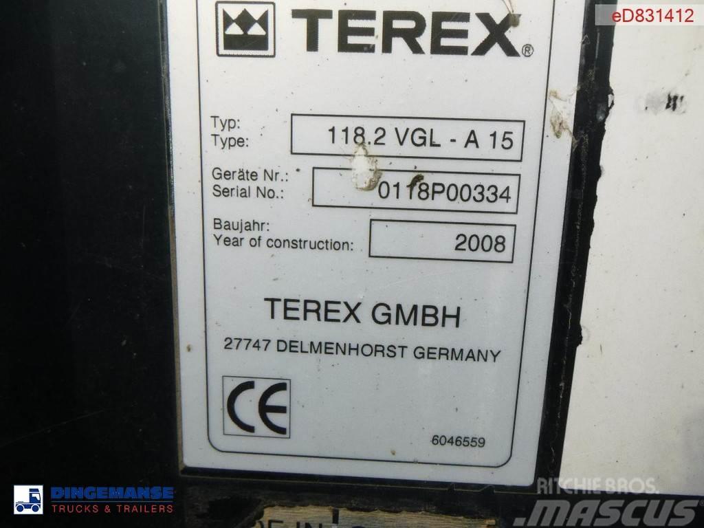 DAF CF 85.360 8X4 RHD tipper + Terex 118.2 VGL-A15 Tippbil