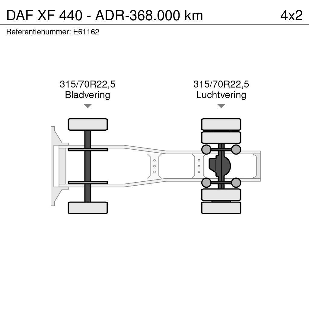 DAF XF 440 - ADR-368.000 km Trekkvogner