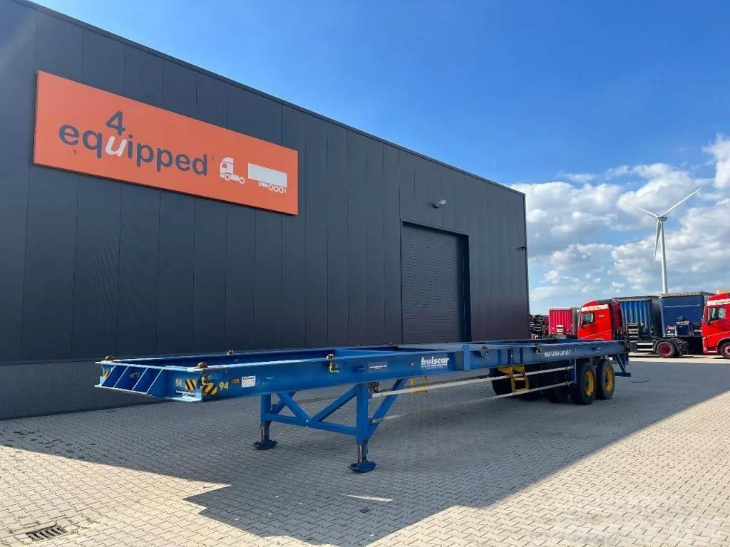  Buiscar voor 2x 20FT SWAP BODY, MAX LOAD 65.000KG Containerchassis Semitrailere