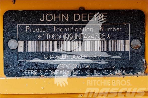 John Deere 650K LGP Dozere Beltegående