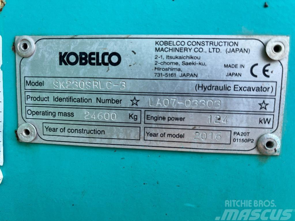 Kobelco SK 230 SR LC-3 Beltegraver