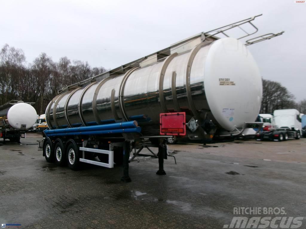  Clayton Chemical tank inox 37.5 m3 / 1 comp Tanksemi
