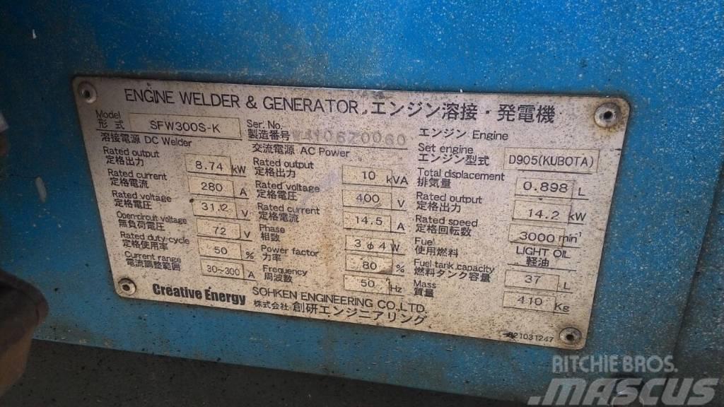  SOHKEN Сварочный генератор SOHKEN SFG3220S-K Diesel Generatorer