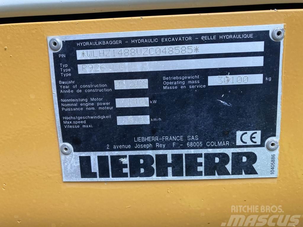 Liebherr R 926 Litronic Beltegraver