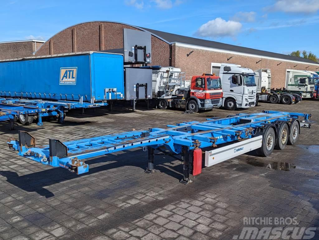 Krone SD 27 3-Assen BPW - LiftAxle - DiscBrakes - 5430kg Containerchassis Semitrailere