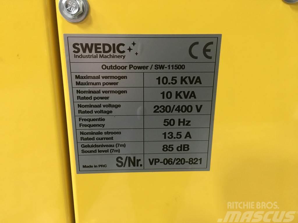  SWEDIC SW-11500 GENERATOR 10KVA NEW Diesel Generatorer