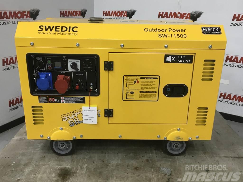  SWEDIC SW-11500 GENERATOR 10KVA NEW Diesel Generatorer