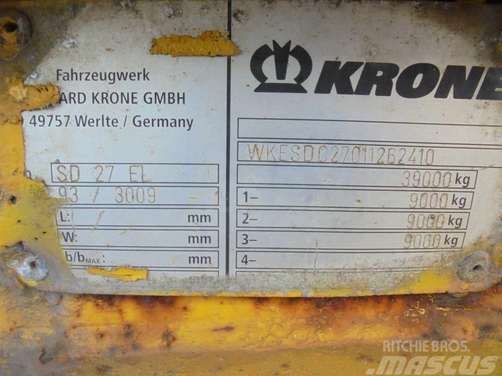 Krone 20/30/40/45ft + 3x BPW Containerchassis Semitrailere