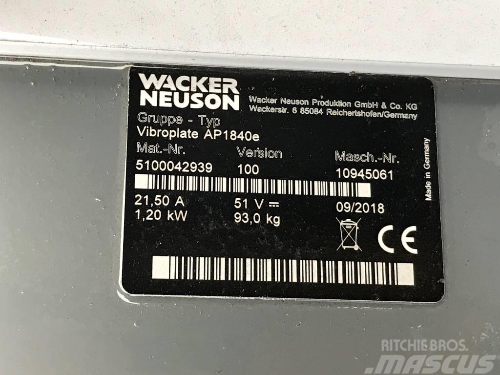 Wacker Neuson AP1840e Vibroplater