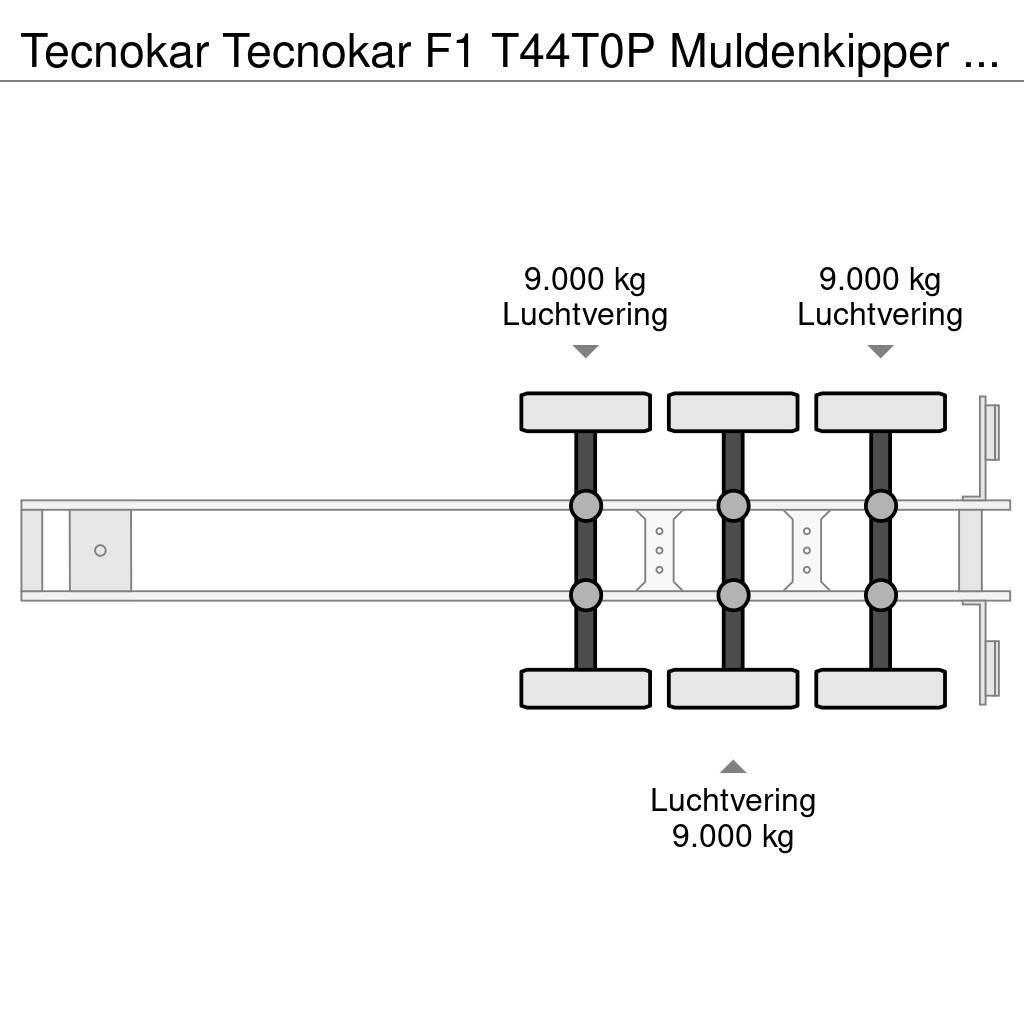  Tecnokar F1 T44T0P Muldenkipper 26cbm Tipper semi-trailers