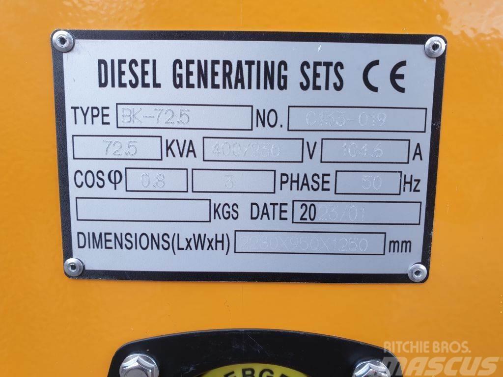  Diversen BK-72.5 Diesel Generatorer