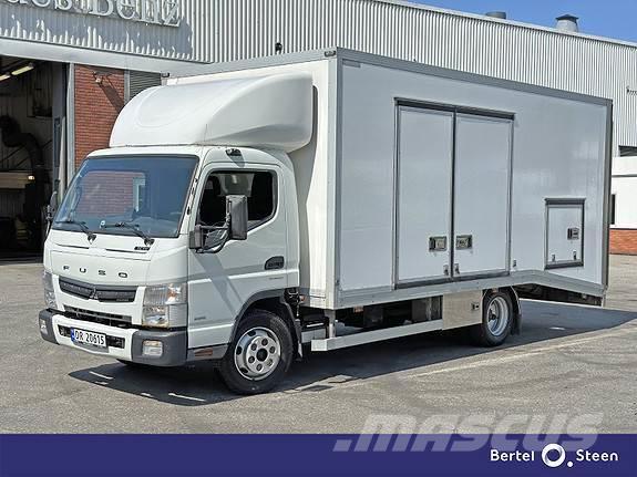 Fuso Canter 7C18/38AMT Lukket bilfrakter Skapbiler