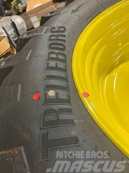 John Deere Hjul par: Trelleborg TM800 600/65R38 gul Dekk, hjul og felger