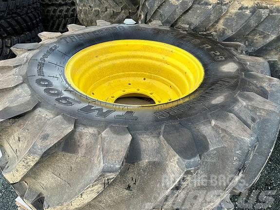 John Deere Hjul par: Trelleborg TM900 600/70R28 GKN Gul Tyres, wheels and rims