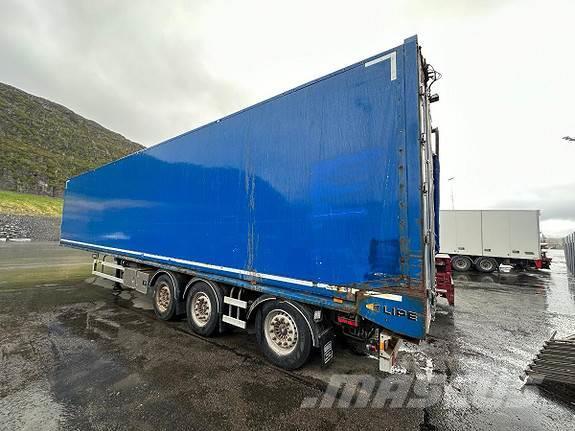 Lipe P-3 AHKP HP-HS 1360 Walking floor med full sideåpn Andre hengere