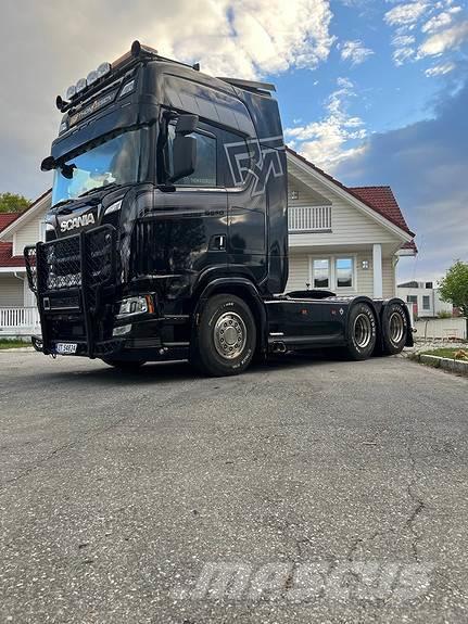 Scania S650 6X4 hydraulikk for tippsemi Lav KM. Godt utst Trekkvogner