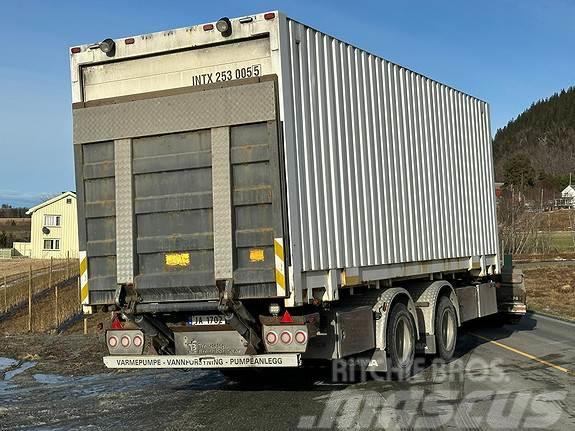  Trailerbygg Container med port, henger med lift, m Other trailers