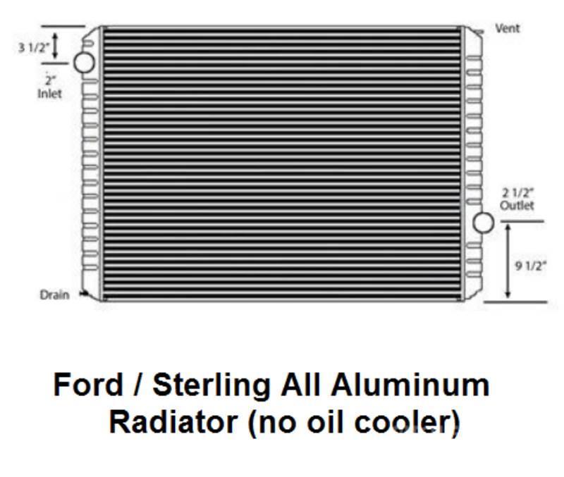 Ford L9500 Radiatorer