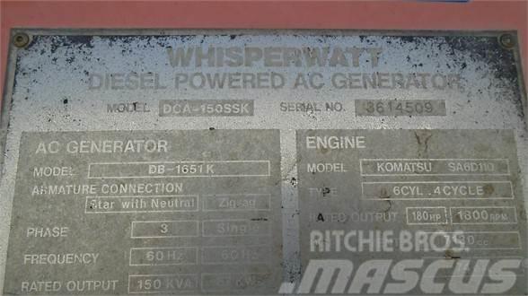 MultiQuip WHISPERWATT DCA150SSK Diesel Generatorer