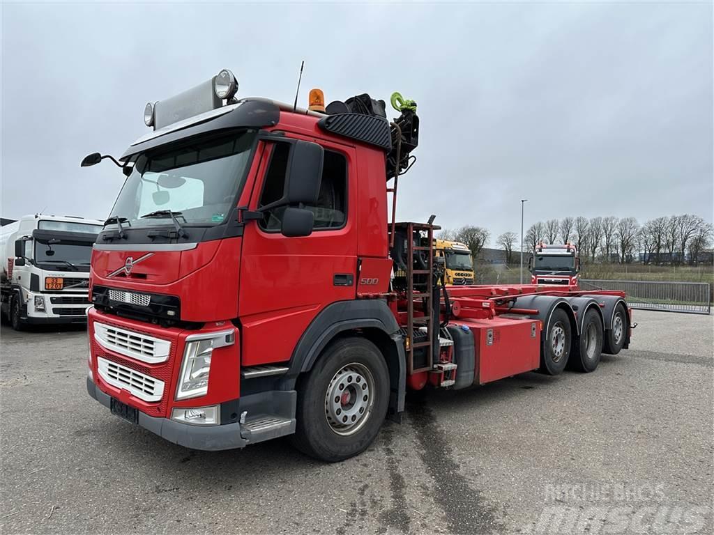 Volvo FM 500 Euro-6 Kran - Hejs euro-6 Cable lift demountable trucks
