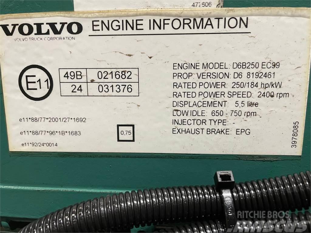 Volvo D6B 250 EC99 motor Motorer