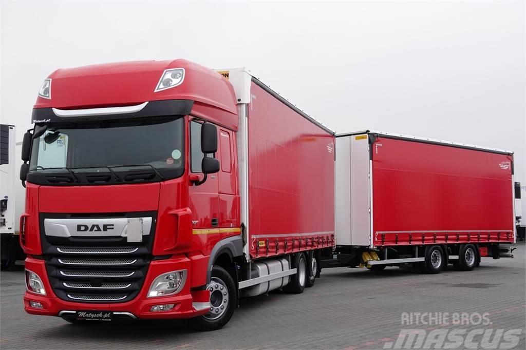 DAF XF 480 / ZESTAW TANDEM 120 M3 / PRZEJAZDOWY / WIEL Kapellbil