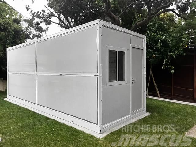  20 ft x 8 ft x 8 ft Foldable Metal Storage Shed wi Lagercontainere