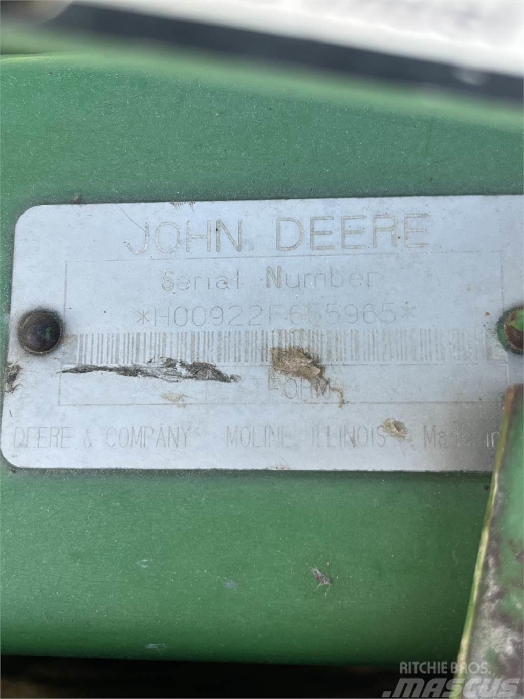 John Deere 922 Skurtresker tilbehør