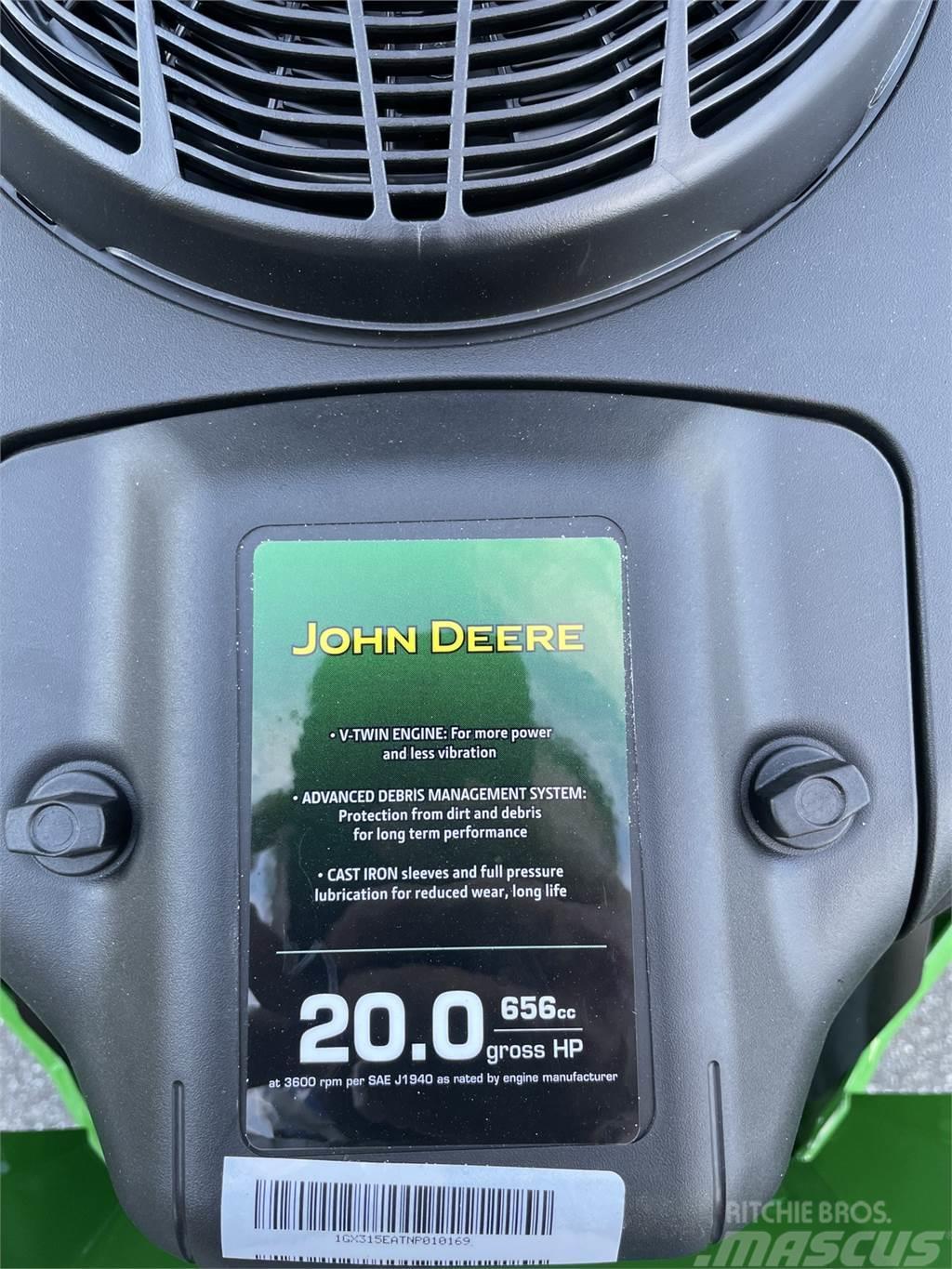 John Deere Z315E Spakstyrte gressklippere