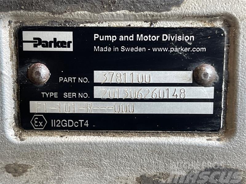 Parker PAKER HYDRAULIC PUMP 3781100 Hydraulikk