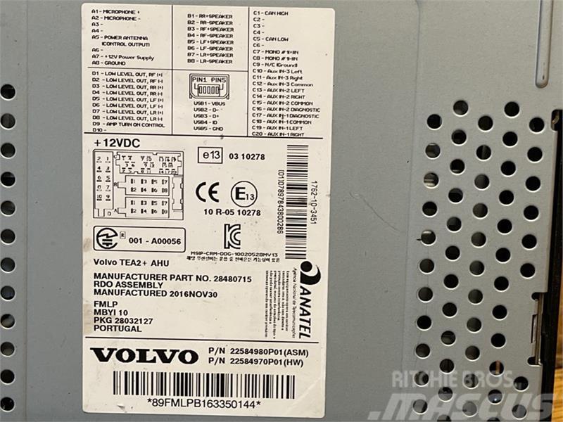 Volvo  RADIO TEA2+AHU 28480715 Other components
