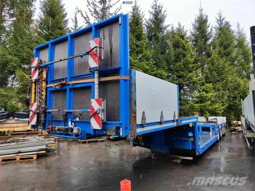 Broshuis 3 Aks Double Drop trailer with extension Andre hengere